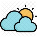 Cloudy Day Sunny Day Cloudy Icon
