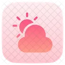 Cloudy Day Sun Cloudy Icon