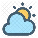 Cloudy Day Cloudy Sun Icon