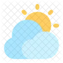 Cloudy Day Cloudy Sun Icon