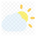 Cloudy Day Sunny Weather Icon