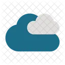Cloudy Day Sun Meteorology Icon