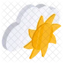 Cloudy Day Weather Forecast Overcast Icon