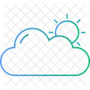 Weather Cloud Sun Icon