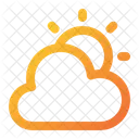 Cloudy Day Cloudy Sun Icon