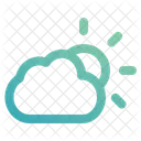 Cloudy Day Sunny Weather Icon