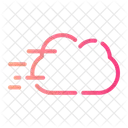 Cloudy Speed Meteorology Icon