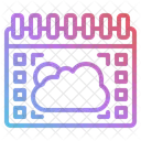 Cloudy Calendar Weather Icon