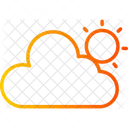 Cloudy Autumn Nature Icon
