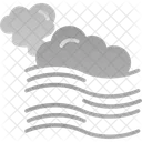 Cloudy Day Fog Icon