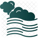 Cloudy Day Fog Icon