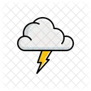 Cloudy Lightning Icon