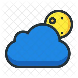 Cloudy moon  Icon