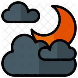 Cloudy moon  Icon