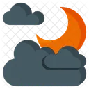 Cloudy moon  Icon