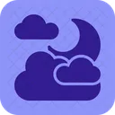 Cloudy moon  Icon