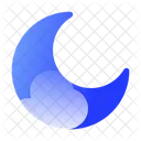 Cloudy Moon Weather Station Weather Icons Icon