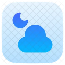 Cloudy Night  Icon