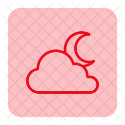 Cloudy Night  Icon