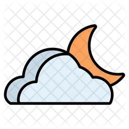 Cloudy night  Icon