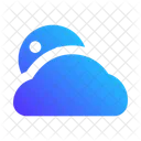 Cloudy night  Icon