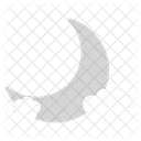 Cloud Moon Weather Rain Icon