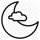 Cloudy night  Icon