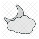 Cloudy Night  Icon