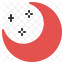 Night Moon Half Icon