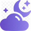 Cloudy Night Icon