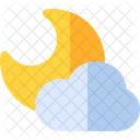 Cloudy Night Night Cloud Icon