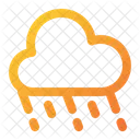 Cloudy Night Rain Moon Icon