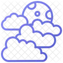 Cloudy night  Icon