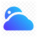 Cloudy Night Cloud Weather Icon