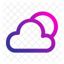Cloudy Night Bedtime Sleep Icon
