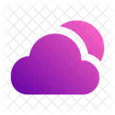 Cloudy Night Bedtime Sleep Icon