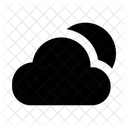 Cloudy Night Bedtime Sleep Icon