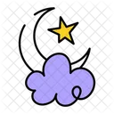 Cloudy Night  Icon