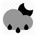 Cloud Half Moon Rain High Icon