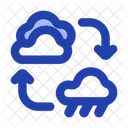 Cloudy Rain Cycle  Icon