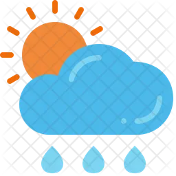 Cloudy rain  Icon