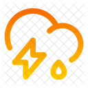 Cloud Flash Rain Icon