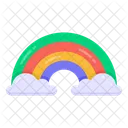 Cloudy Rainbow  Icon