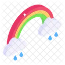 Cloudy Rainbow Icon