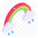Cloudy Rainbow  Icon