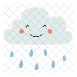 Cloudy Rainy  Icon
