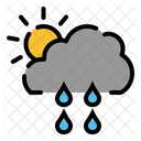 Cloudy Rainy Day  Icon
