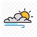 曇り空、曇り、空 アイコン