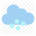 Cloudy Snowy  Icon