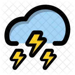 Cloudy storm  Icon